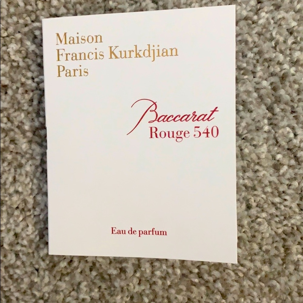 Madison Francis Kurkdjian Baccarat Rouge 540